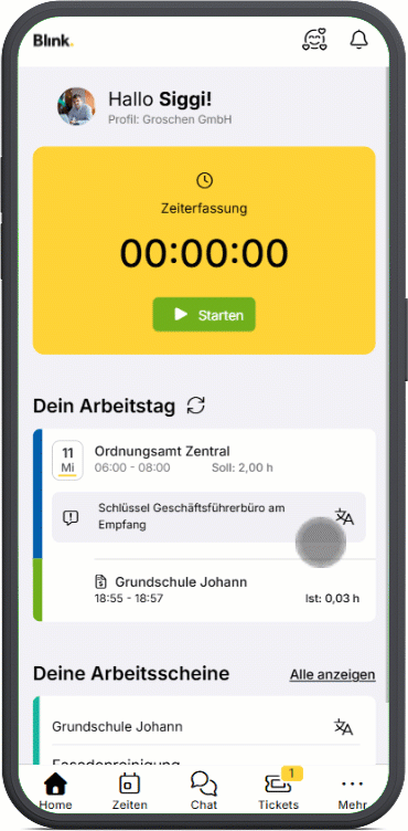 Zeiten in Blink me Arbeitsschein.gif
